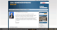 Desktop Screenshot of cdu-bakum.de
