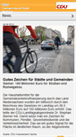 Mobile Screenshot of cdu-bakum.de